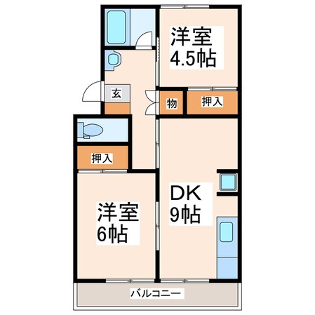 春日団地3号棟の物件間取画像